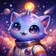 Vibrant, lively dog avatar with playful expression and bright colors; ideal for profiles.