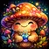 Colorful fantasy creature avatar with diverse features, suitable for a profile picture.